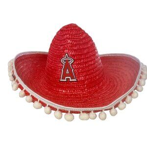 Baseball MLB Anaheim Angels Los Angeles x State Farm Red Sombrero Hat SGA